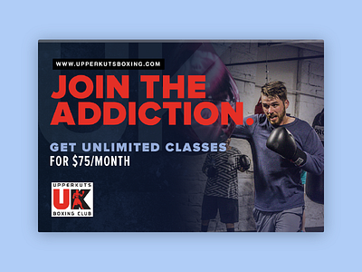 Promo ad banner boxing design photoshop promotion web
