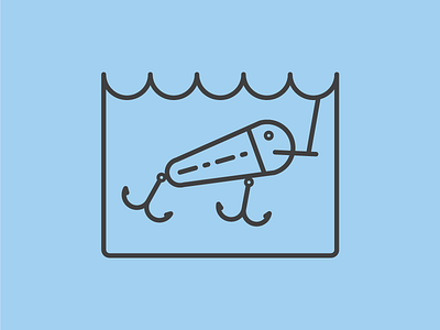 Fishing Pictogram icon symbol