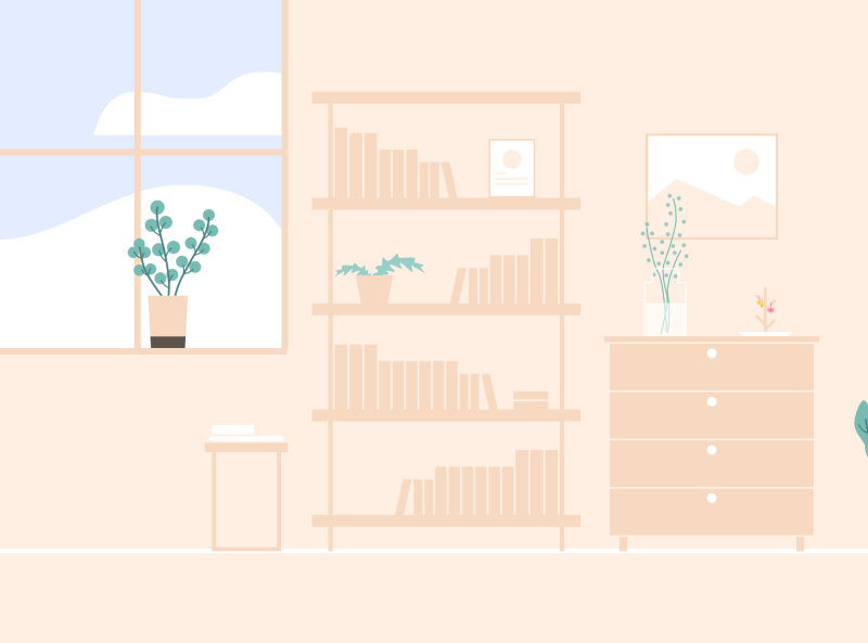 What's in your room by Faye on Dribbble