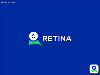 Retina logo (R letter mark) app design branding custom logo graphic design icon identity latter logo logo logo design logo designer logo mark logo type logos mark r mark symbol