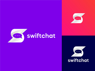 Swiftchat logo ( S letter mark ) agency branding business chat logo colourfull logo company logo custom logo design graphic design latter logo logo logo designer logo mark mark minimalist logo modern logo s logo s mark symbol tech logo