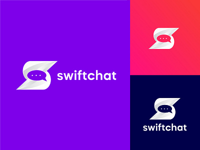 Swiftchat logo ( S letter mark )