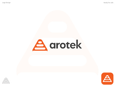 Arotek logo (A letter mark)