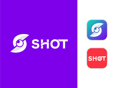 Shot logo design (s letter mark)