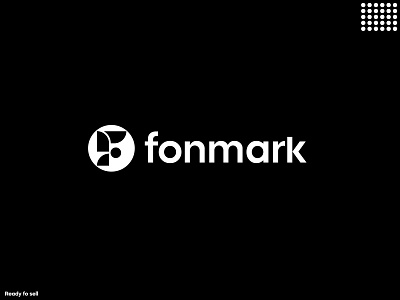 fonmark logo app design branding custom logo design icon identity illustration latter logo logo logo design logo mark monogram symbol typography ui