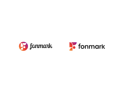 fonmark logo, F letter design