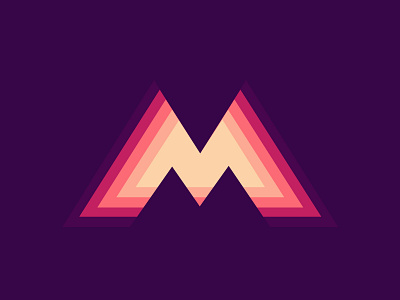 M branding icon icons identity illustration latter logo logo logo mark logotype m modern symbol vector