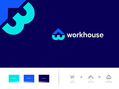 workhouse logo | Realestate logo design