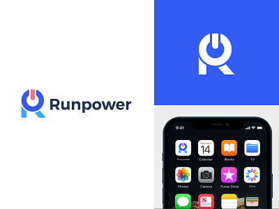 Runpower logo | Technology app app icon brand identity branding design fixdpark icon logo logo mark logodesign logotype marketing agency software symbol tech technology