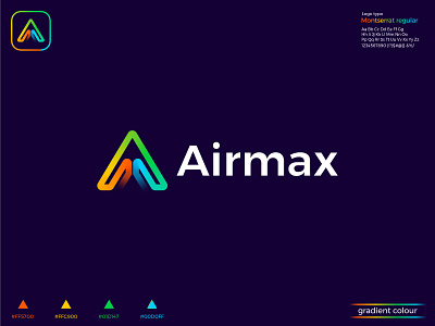 Airmax logo branding computer data future icon identity internet logo logo mark logodesign logos logotype software software logo startup tech tech company tech logo technology technology logo