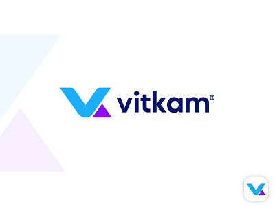 vitkam logo (v+k) branding brandmark custom logo design identity logo logo mark logodesign logos logotype mark monogram symbol vk logo