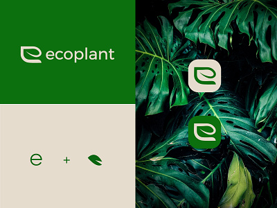 ecoplant logo branding custom logo design icon identity illustration logo logo mark logodesign logos logotype mark symbol