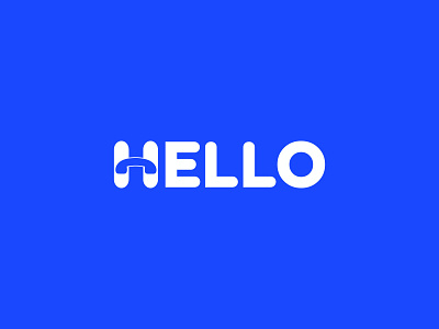 Hello logo branding custom logo flat hello icon logo logo mark logodesign logos mark minimal symbol