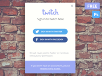 Login Widget Freebie