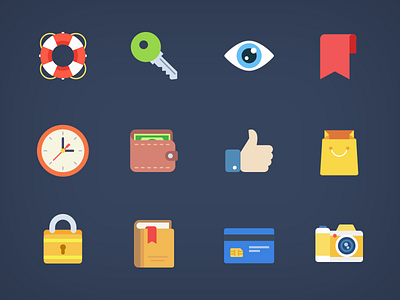 Weekly Free Flat Icons