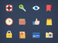 Weekly Free Flat Icons