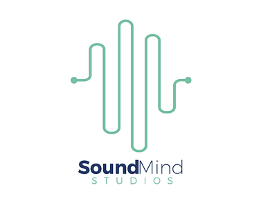 Soundmind studios logo graphic design