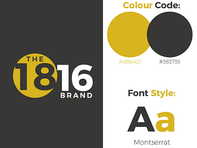 18 16 Brand Logo logo design font text