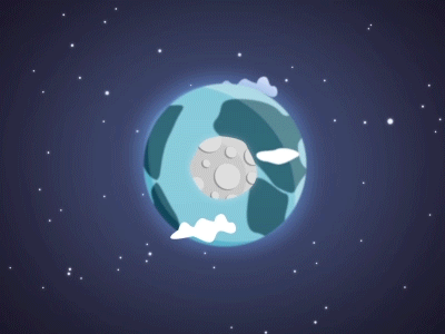 Earth ae after effects animated animation earth gif globe illustrate