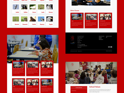 Christian School Website branding clean design designer minimal ui ux web web design website