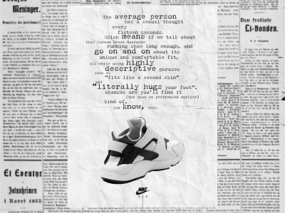 OG Huarache Poster for the 2021 rerelease of the 'Scream Greens branding clean design designer flat graphic design illustration illustrator minimal typography