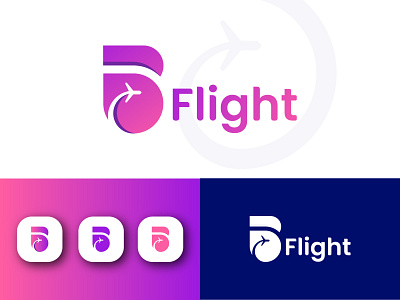 B Flight Logo branding design graphic design logo ui ux
