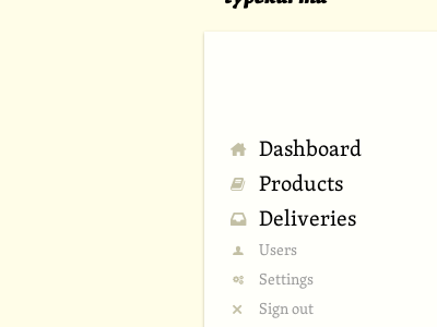 A little something I'm working on... application ui user interface web app yellow