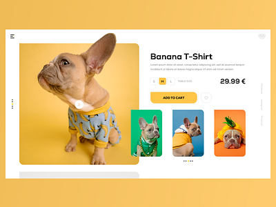 Dog shop. Ecommerce.