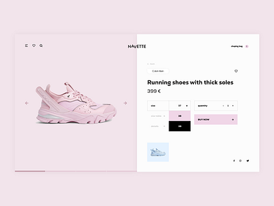 Shoes shop - UI Concept calvin clain design desing ecommerce shoes shoes store ui ux web