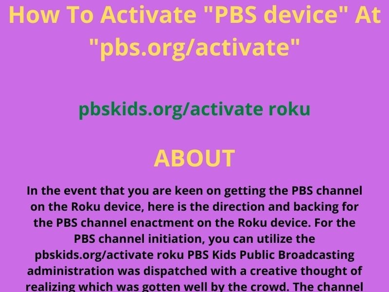 How To Activate "PBS Device" At "pbs.org/activate" By Krish Roy On Dribbble