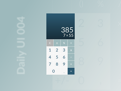 Daily UI 004 004 adobexd calculator calculator ui daily challange daily ui dailyui dailyuichallenge design designer ui uidesign