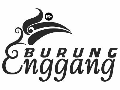 Enggang Borneo branding design flat illustration logo logo design logotype typography vector