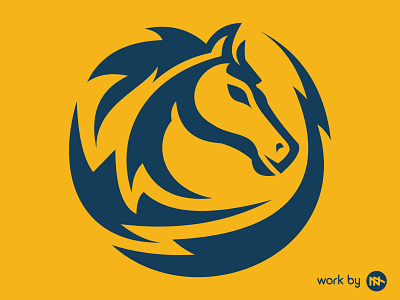 Horse best branding design flat horse logo icon inspiration logo logo design minimal vector
