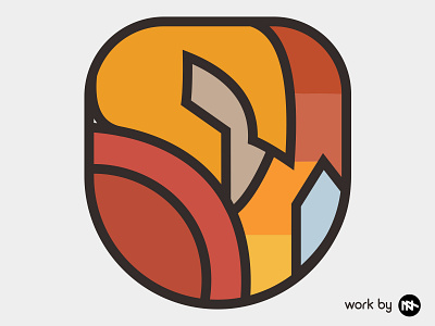 Warrior best branding design flat icon inspiration logo logo design minimal vector warrior logo