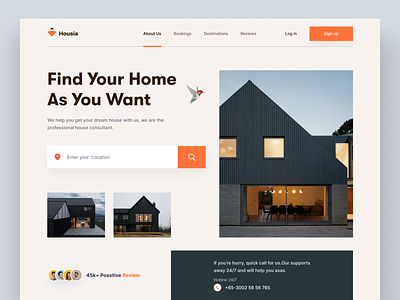 Housia Real Estate Agent Landing Page