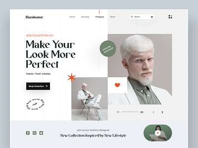 Clothing Store Web UI apparel branding clothing brand clothing company clothingliness ecommerce shop fashion header interface landing page minimal online shopping outfits product page shopify shopping suits typography web design website