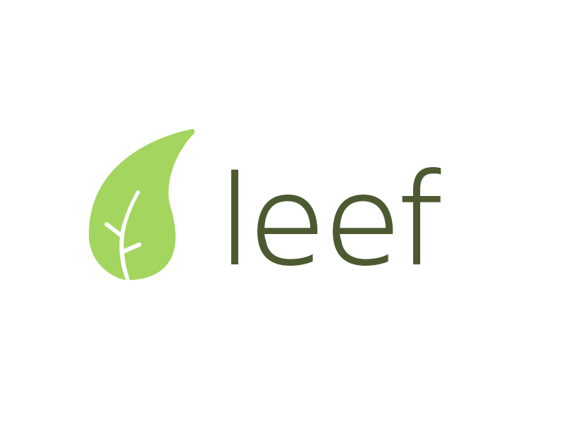 Leef Logos branding leef logos