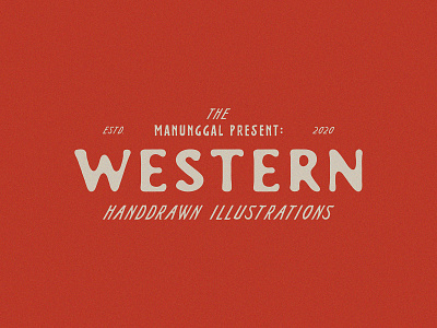 Western Illustrations art cowboy design illustration logo template vector western