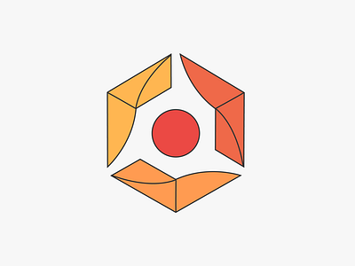 Hexagon Logo art branding design flat icon illustration illustrator logo minimal vector
