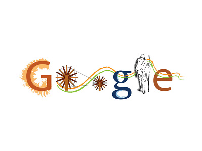 google doodle design illustration logo typography