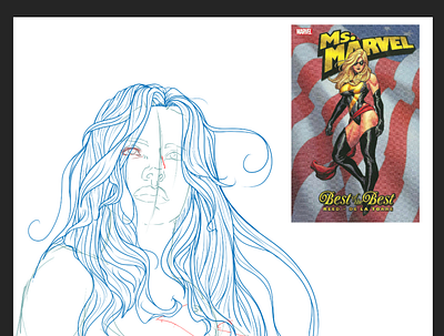 Miss Marvel 2 clip studio paint comic comic art digital art digital illustration digitalart illustrator women