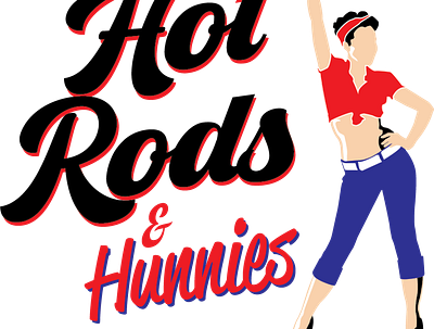 Hot Rods & Hunnies Branding adobe adobe illustrator design icon illustrator logo logotype typography ui ux vector