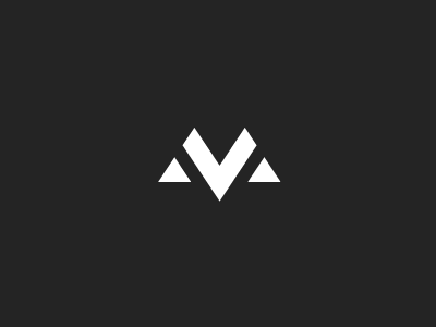 VanMeter Racing Logo flat geometric letter lettermark logo m minimal v vanmeter