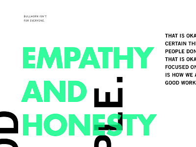 Empathy and Honesty empathy honesty lime green poster