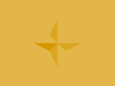 Star direction four gold law points shade star yellow
