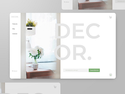 DECOR. design diseñoweb ui uiux ux web webinterface