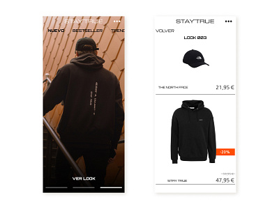 Stay True Ecommerce UI ecommerce ui uishop wear wearshop