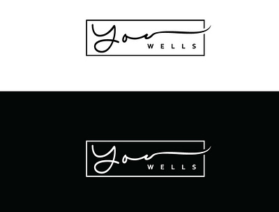 You Wells Logo 2 logo design graphic design icon logo minimal vector