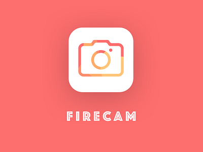 Daily UI 005 — App Icon app icon camera daily ui daily ui 005 fire ios icon red ui ux