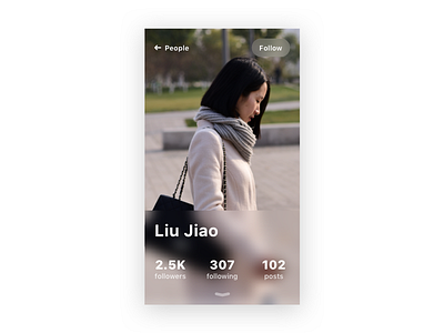 Daily UI 006 — User Profile app daily ui daily ui 006 ios mobile profile ui user profile ux